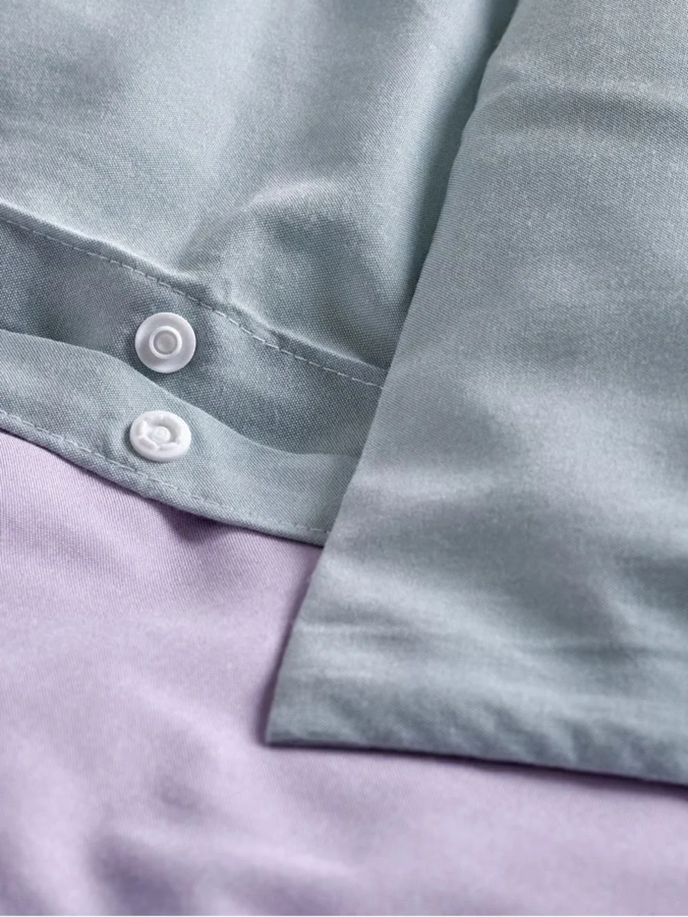 Ombre Lavender to Peach Duvet Cover Set - King Size